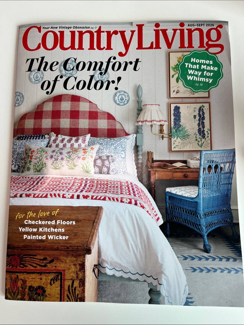 Country Living magazine Aug-Sept 2026